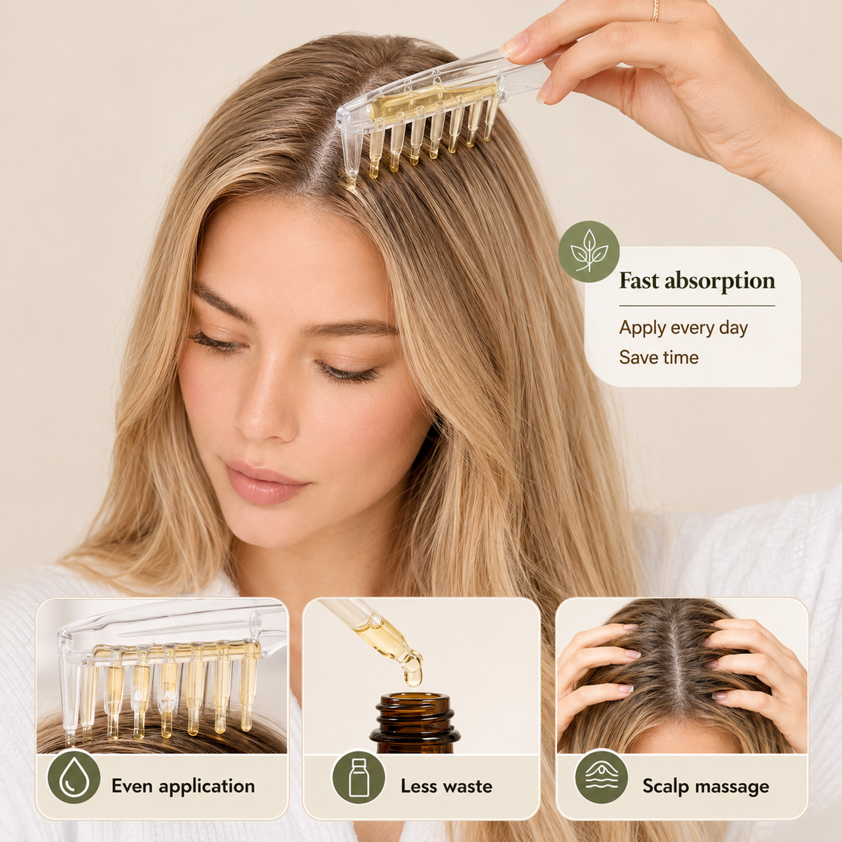 Ritual Hair Serum Applicator Comb