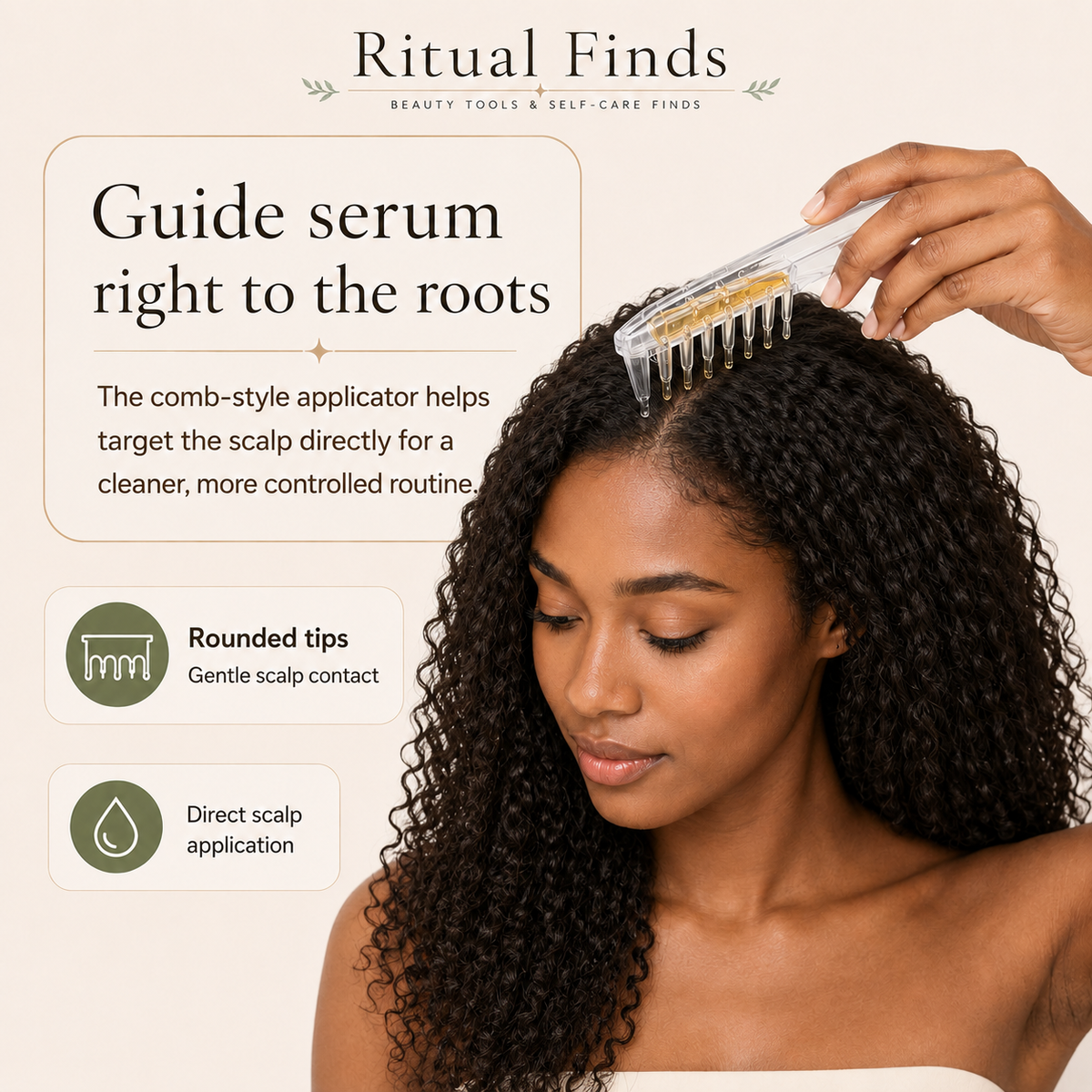 Ritual Hair Serum Applicator Comb